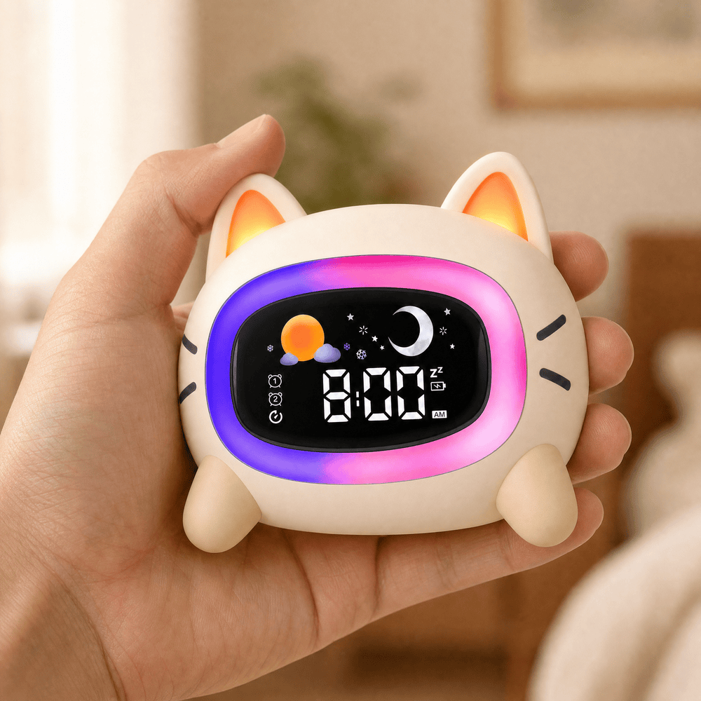 Royal Opera Kids Alarm Clock Cat Night Light