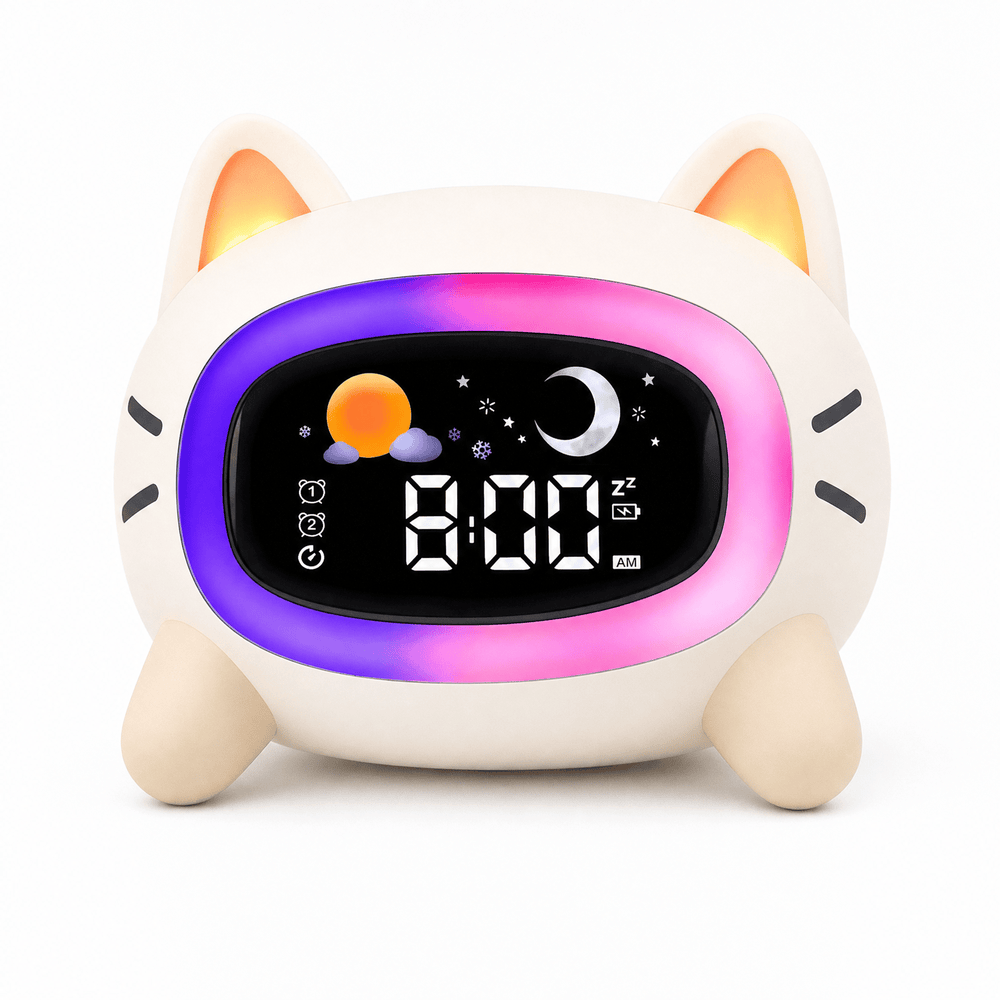 Royal Opera Kids Alarm Clock Cat Night Light