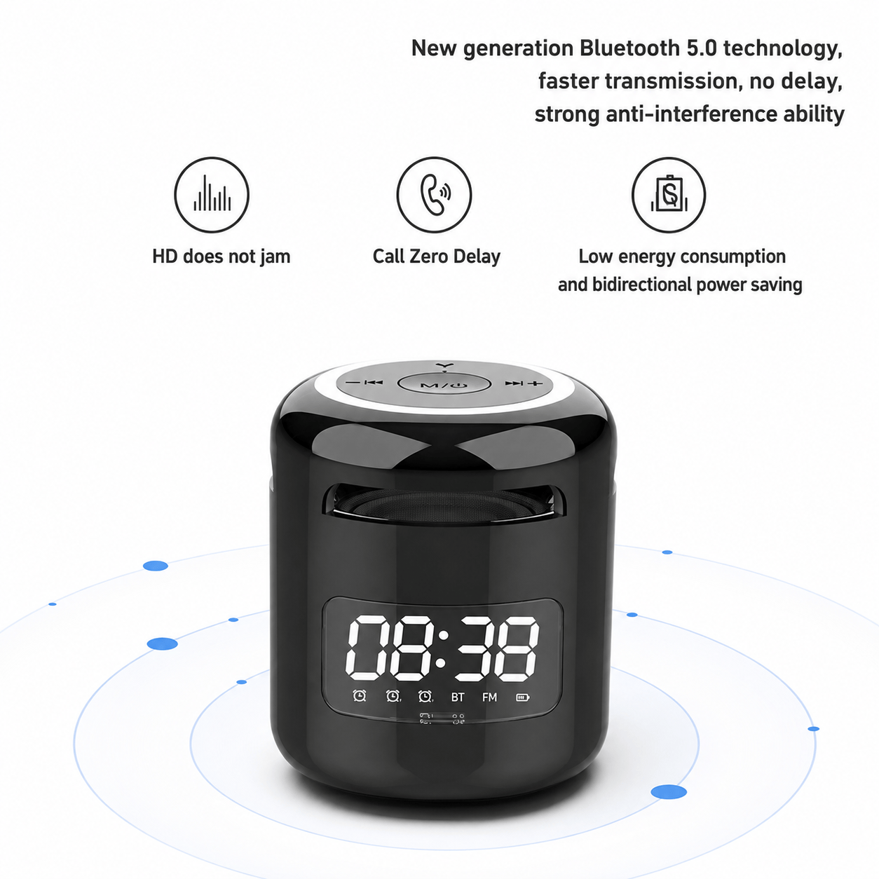 Royal Opera Kids Alarm Clock Digital Display