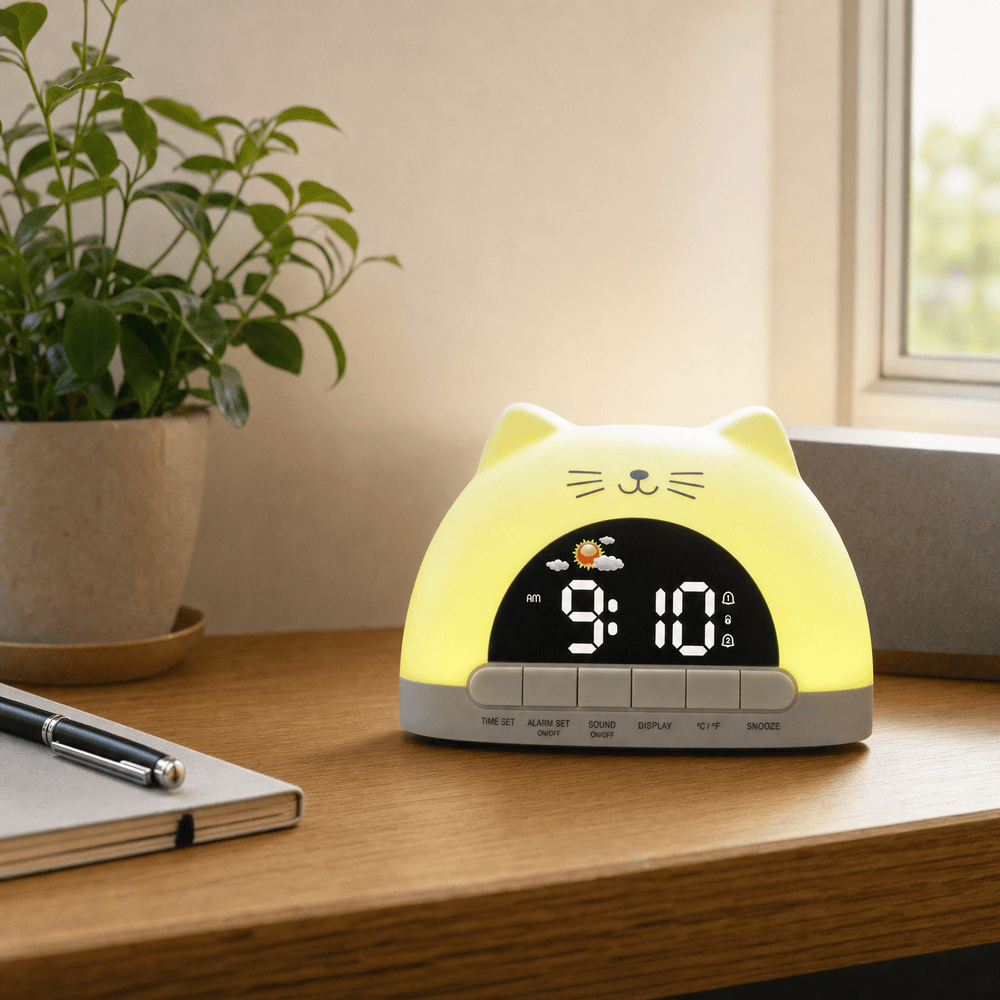 Royal Opera Kids Alarm Clock Digital Night Light