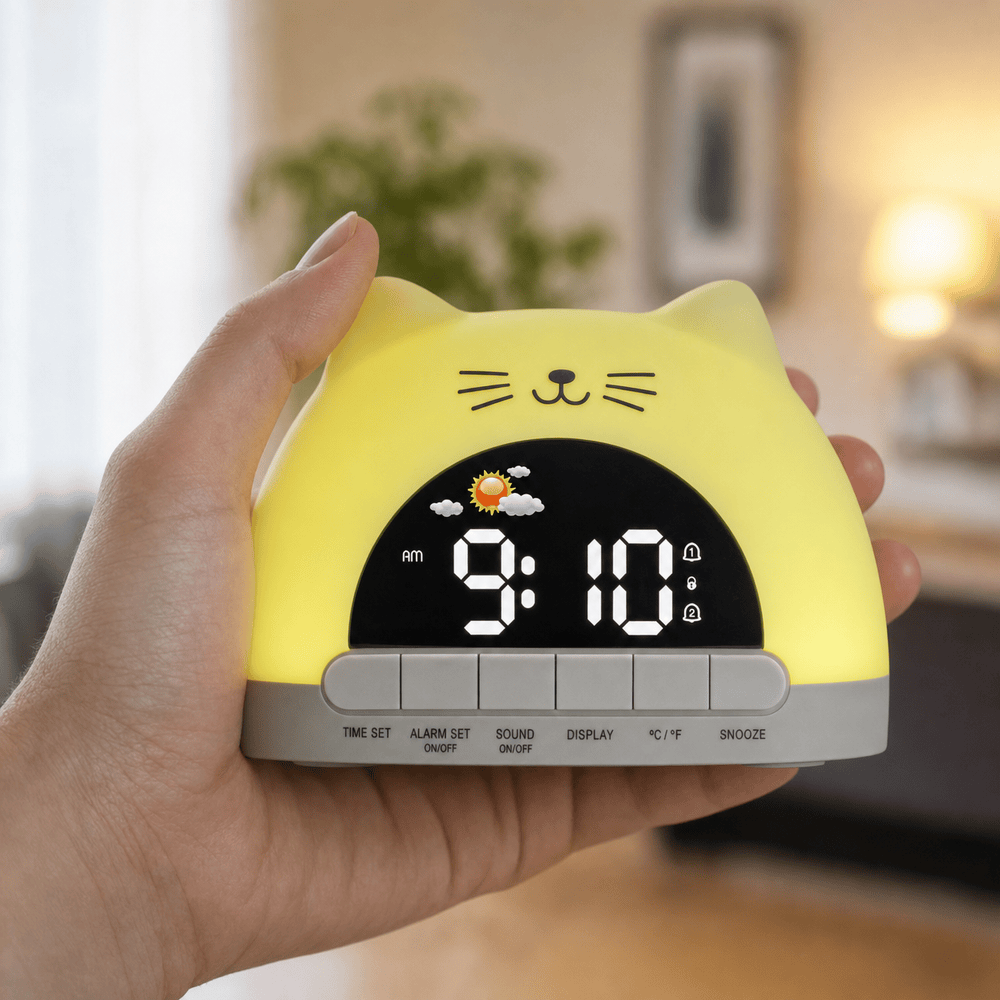 Royal Opera Kids Alarm Clock Digital Night Light