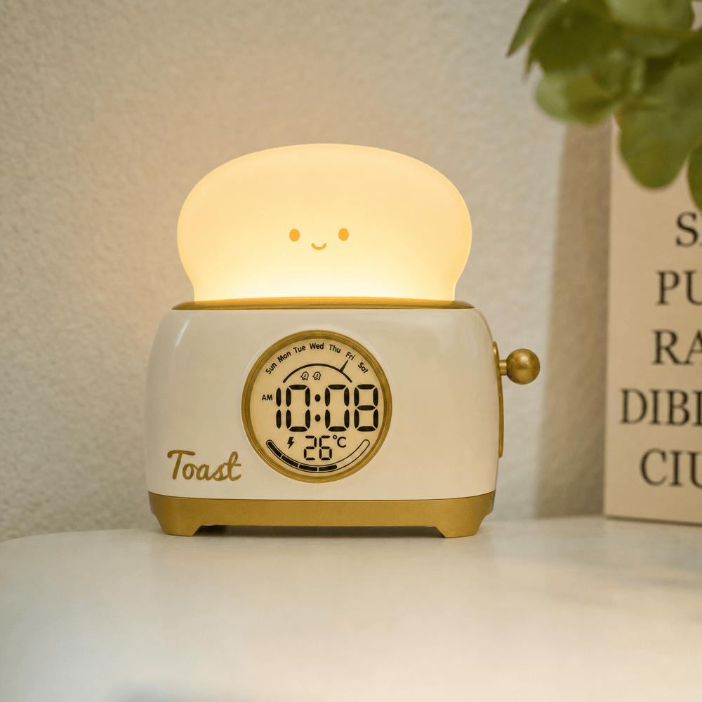 Royal Opera Kids Alarm Clock Night Light Toaster