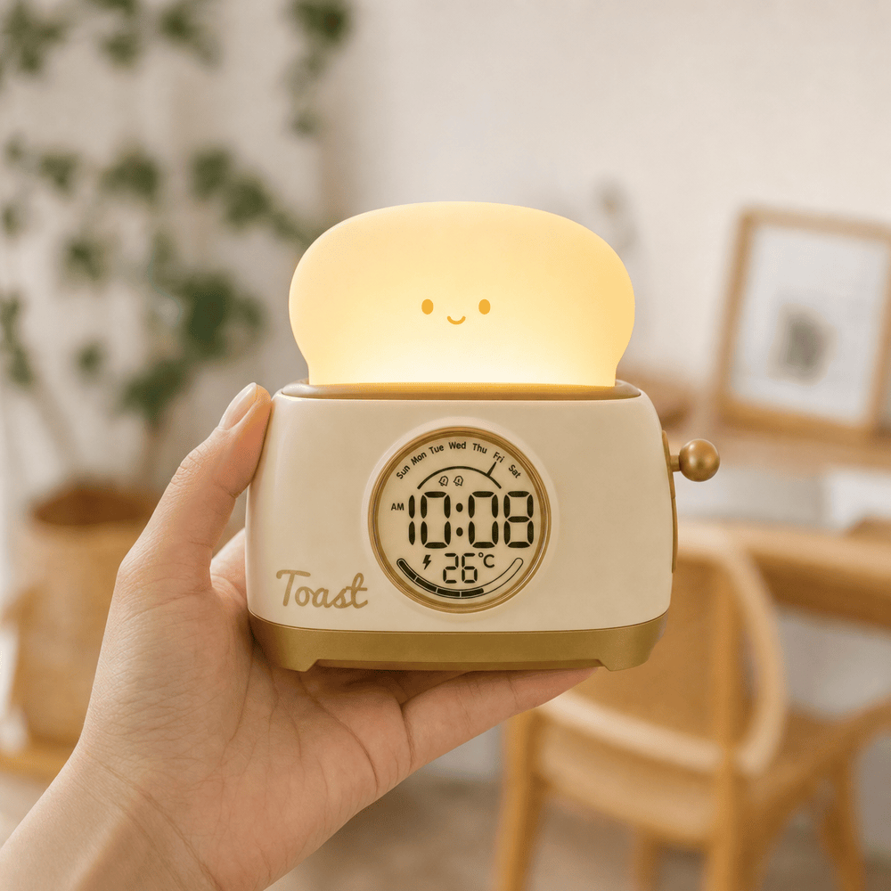 Royal Opera Kids Alarm Clock Night Light Toaster