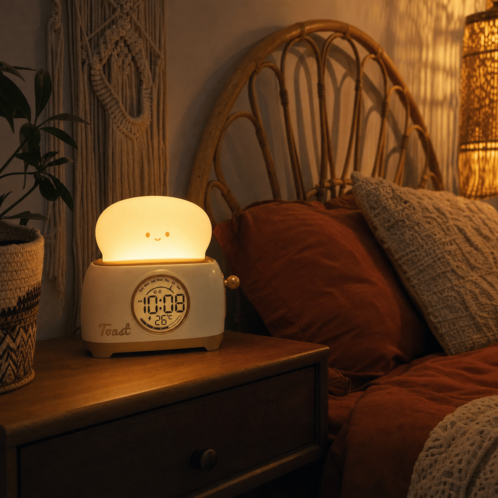 Royal Opera Kids Alarm Clock Night Light Toaster