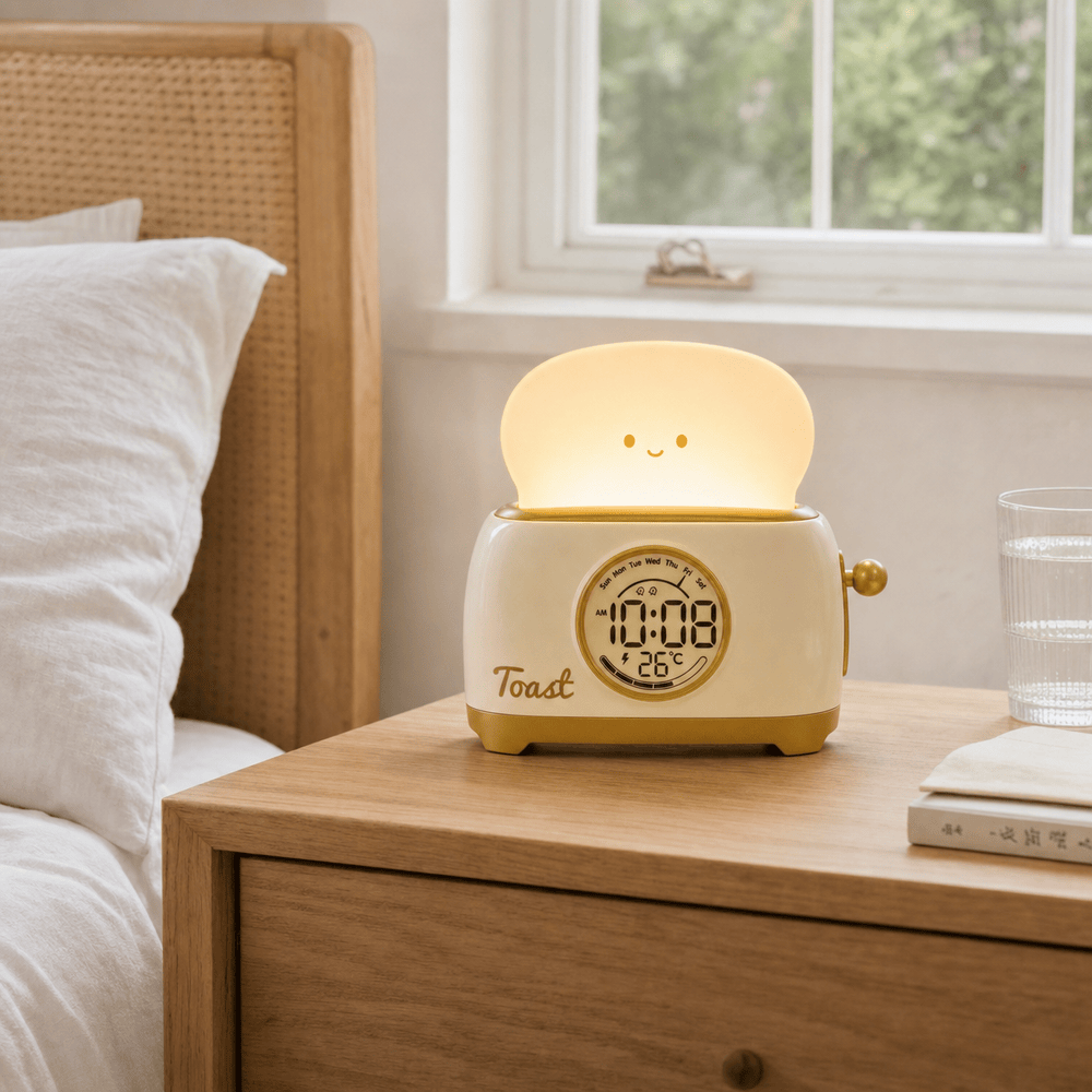 Royal Opera Kids Alarm Clock Night Light Toaster