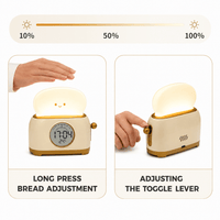 Royal Opera Kids Alarm Clock Night Light Toaster