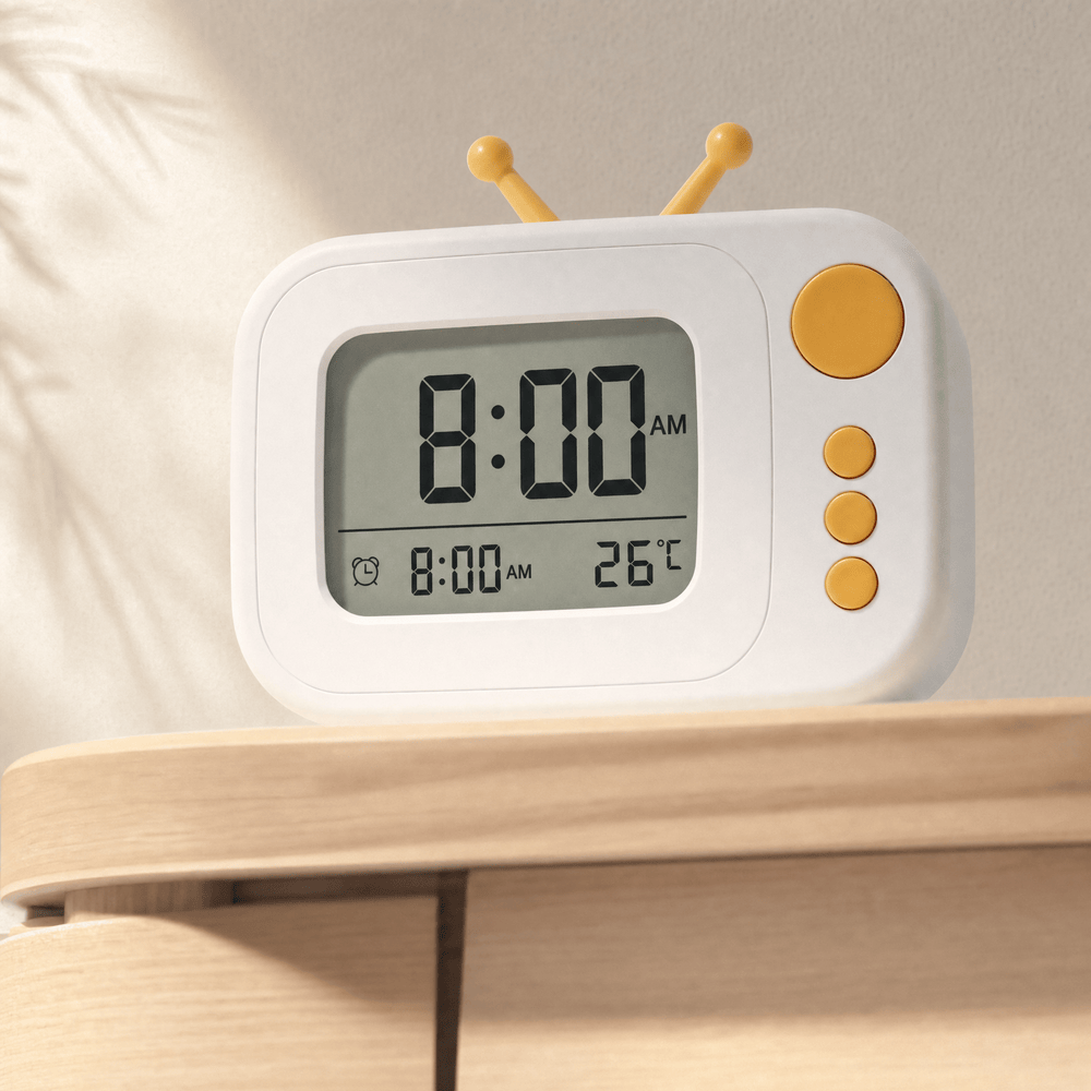 Royal Opera Kids Alarm Clock Retro TV Shape