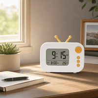 Royal Opera Kids Alarm Clock Retro TV Shape