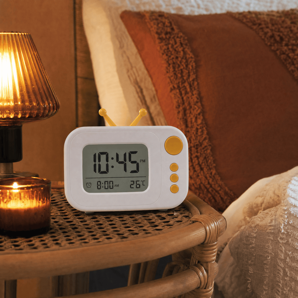 Royal Opera Kids Alarm Clock Retro TV Shape