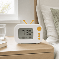 Royal Opera Kids Alarm Clock Retro TV Shape