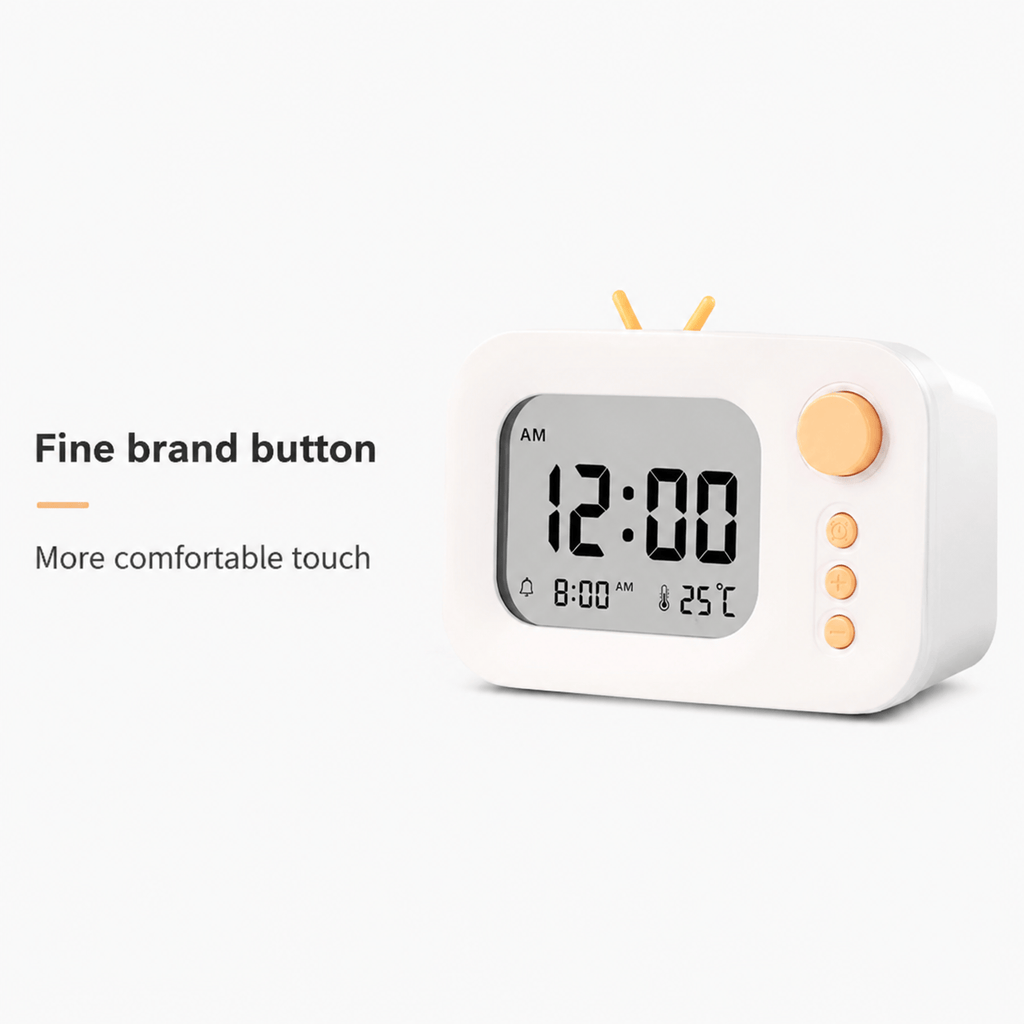 Royal Opera Kids Alarm Clock Retro TV Shape