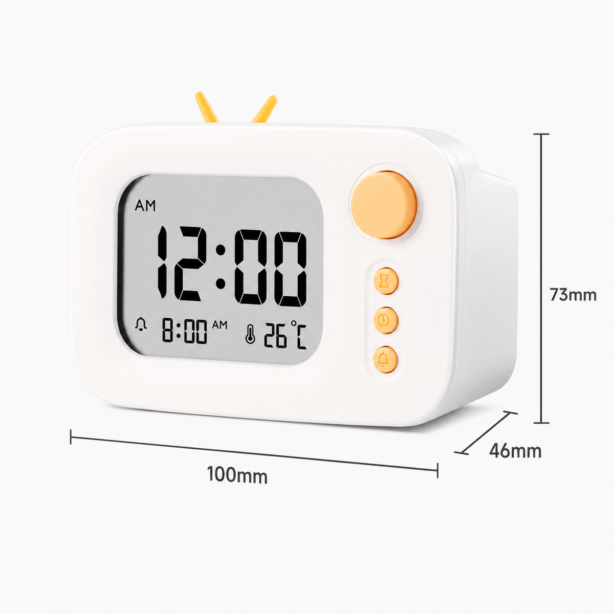 Royal Opera Kids Alarm Clock Retro TV Shape