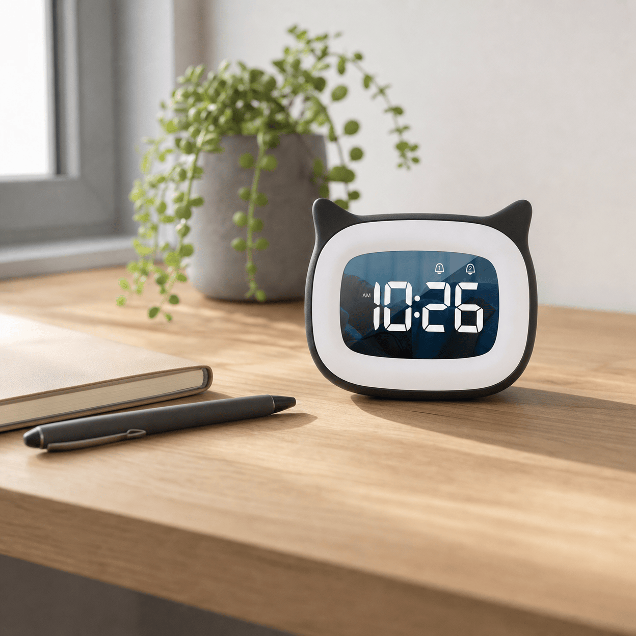 Royal Opera Kids Cat Alarm Clock Night Light