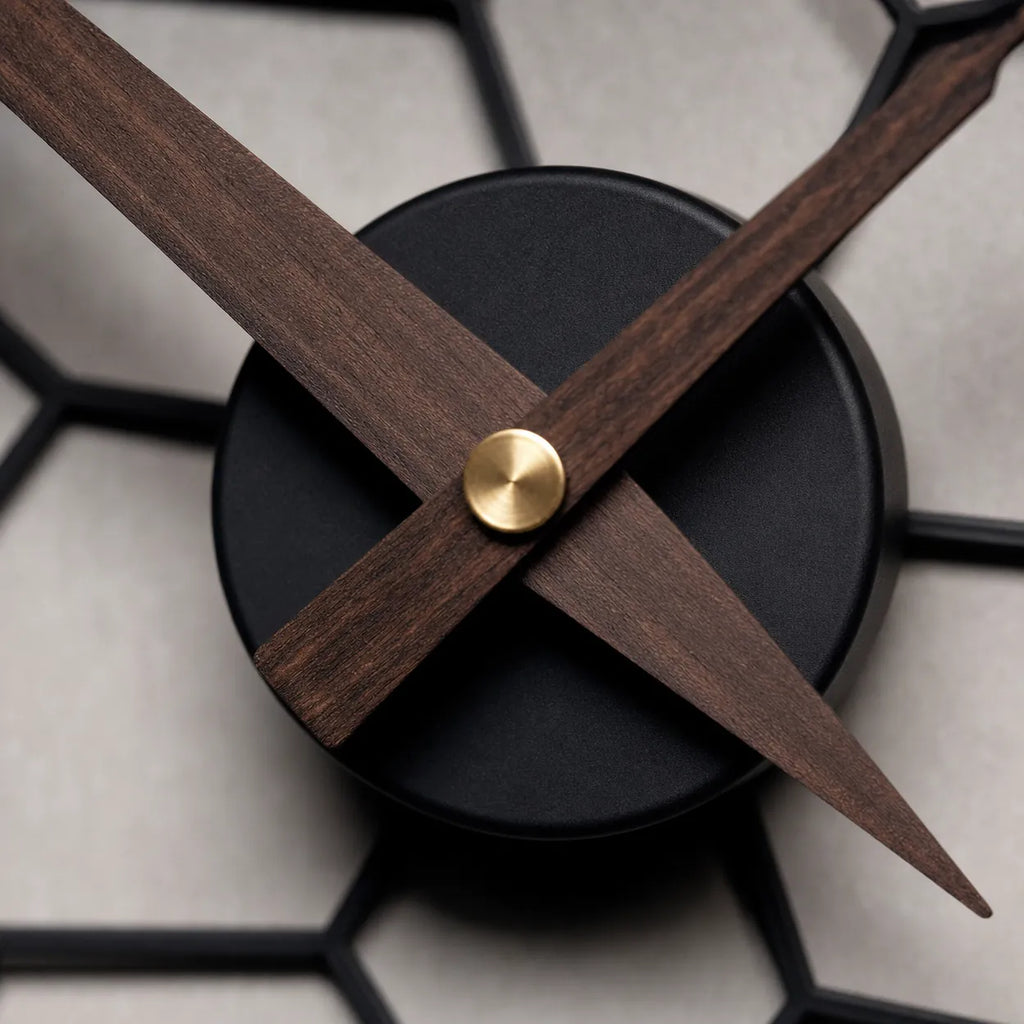 Royal Opera Large Geometric Wall Clock Silent Movement