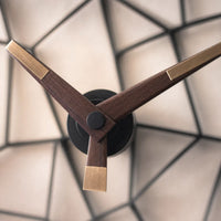 Royal Opera Large Geometric Wall Clock Silent Movement