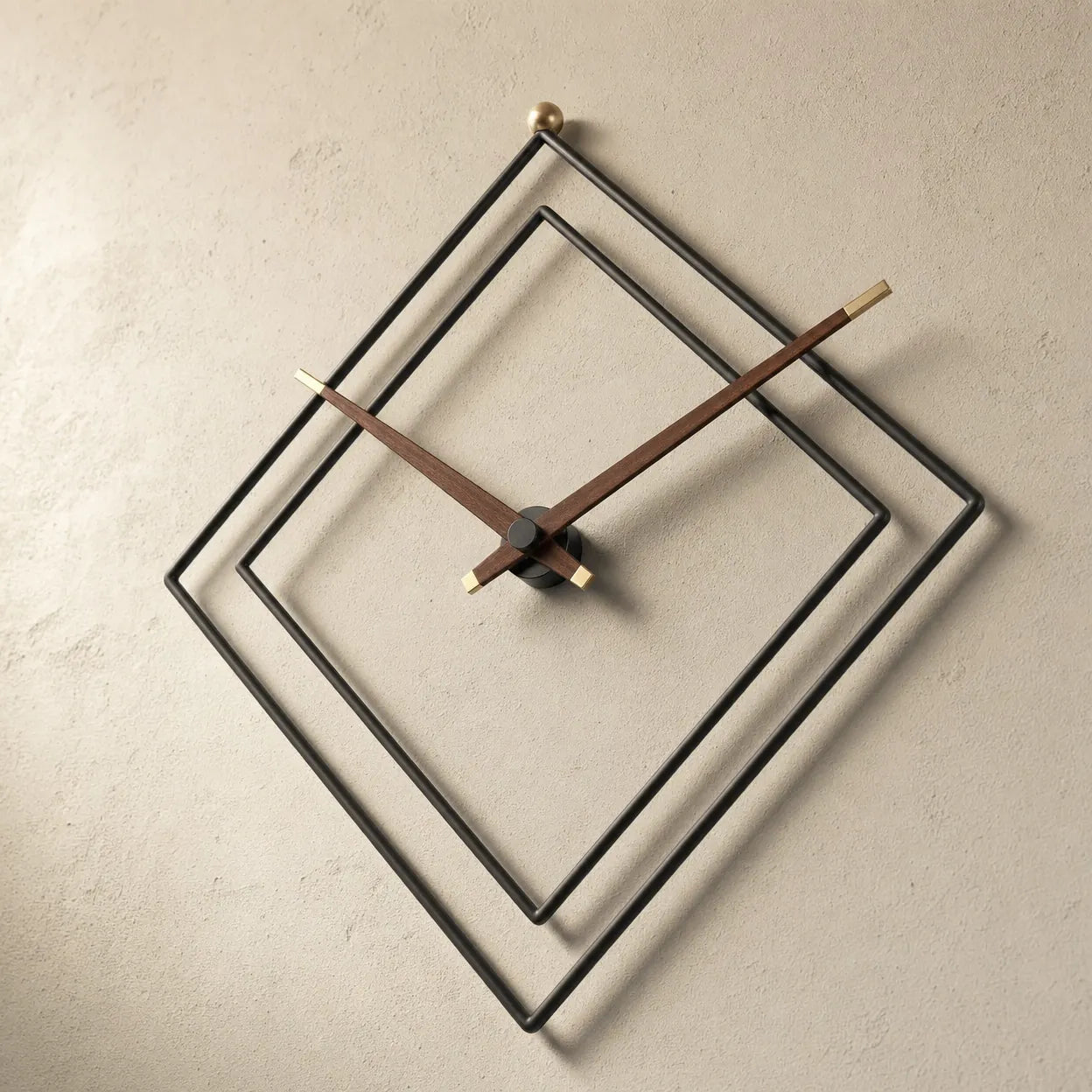 Royal Opera Large Geometric Wall Clock Silent Movement