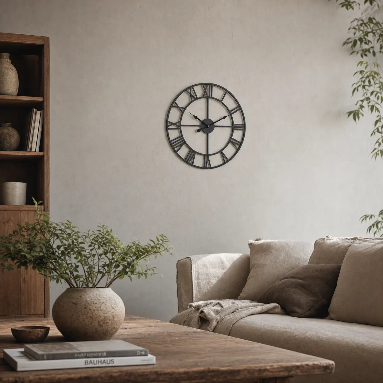 Royal Opera Large Skeleton Roman Wall Clock