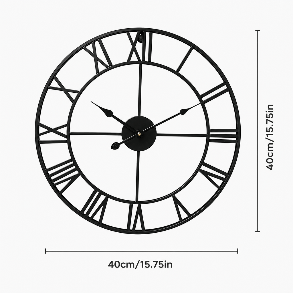 Royal Opera Large Skeleton Roman Wall Clock