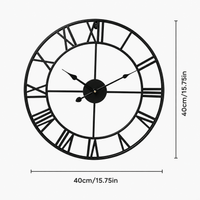 Royal Opera Large Skeleton Roman Wall Clock