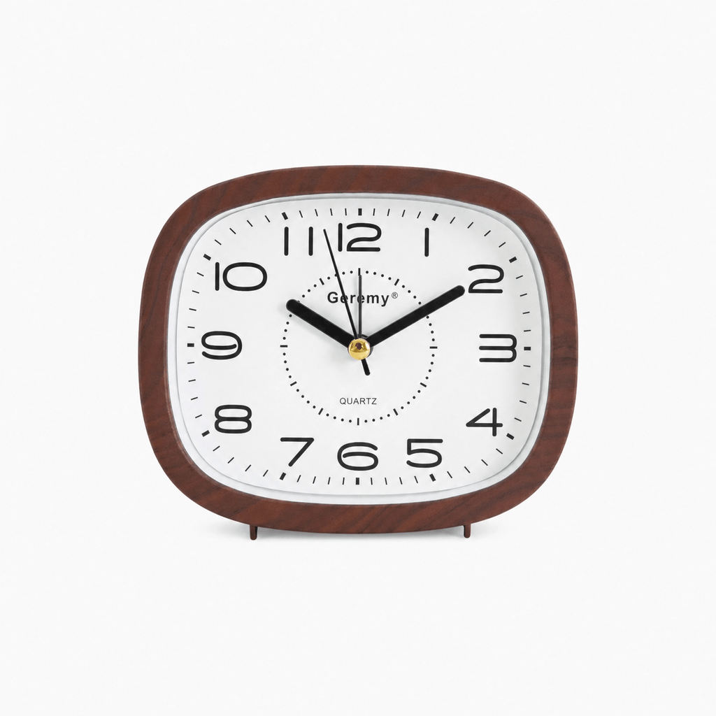 Royal Opera Light Brown Vintage Alarm Clock Classic Design
