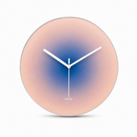Royal Opera Light Purple Minimalist Scandinavian Wall Clock Silent