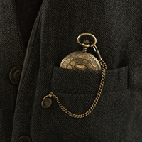 Royal Opera Mechanical Engraved Pocket Watch For Men
