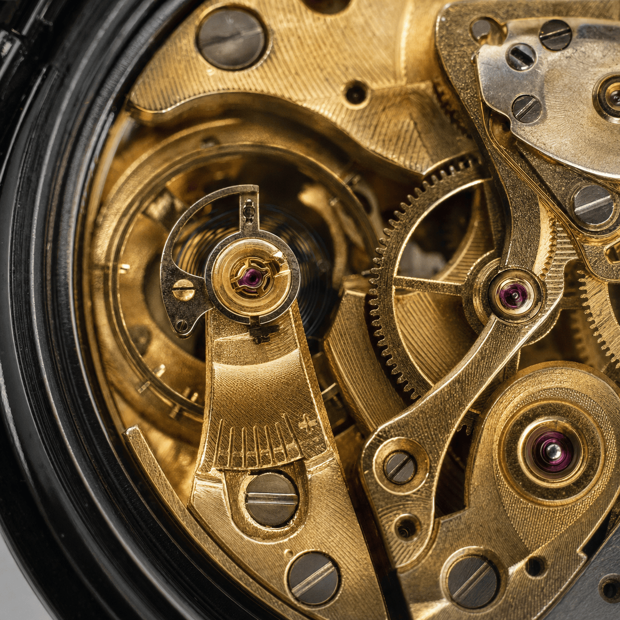 Royal Opera Mechanical Skeleton Open Face Pocket Watch