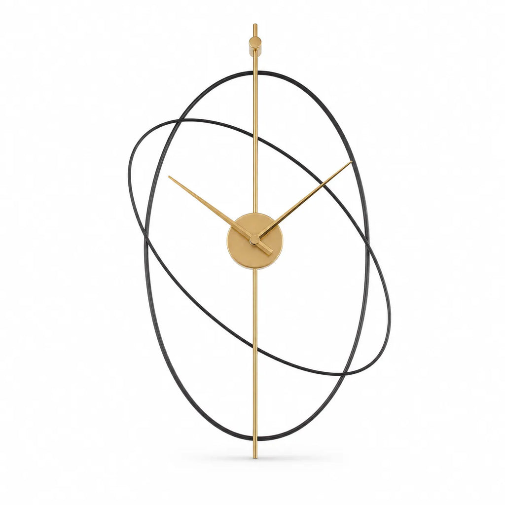 Royal Opera Medium 33 x 60 cm Modern Rings Design Wall Clock Silent