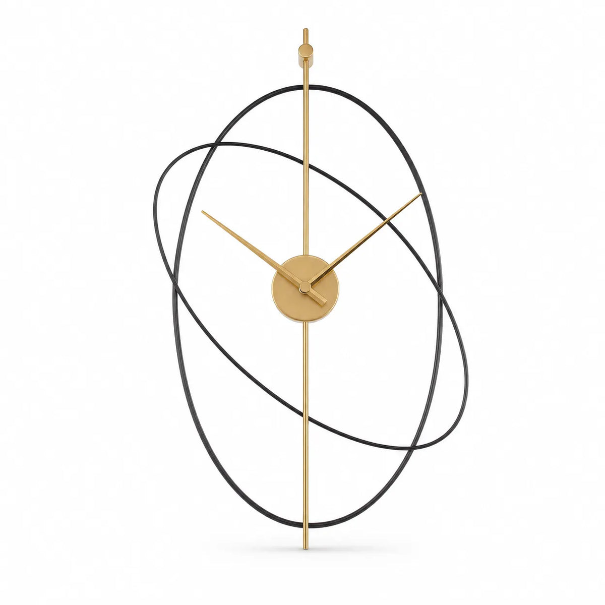 Royal Opera Medium 33 x 60 cm Modern Rings Design Wall Clock Silent