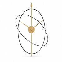 Royal Opera Medium 33 x 60 cm Modern Rings Design Wall Clock Silent