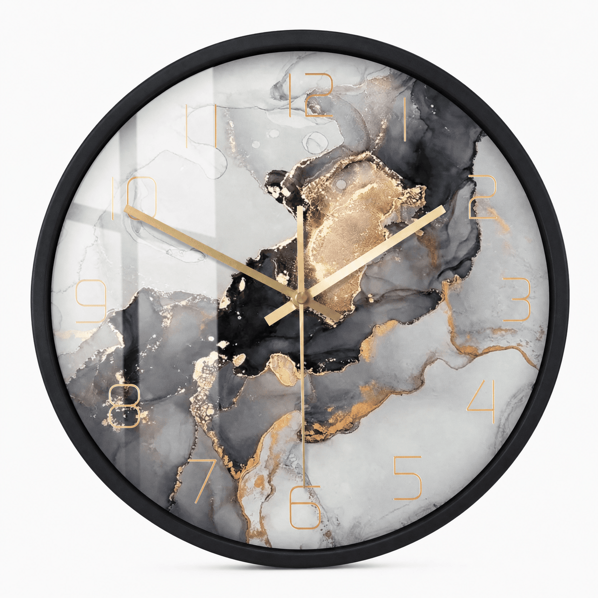 Royal Opera Metal frame Modern Art Silent Wall Clock
