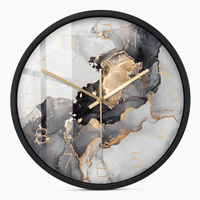 Royal Opera Metal frame Modern Art Silent Wall Clock