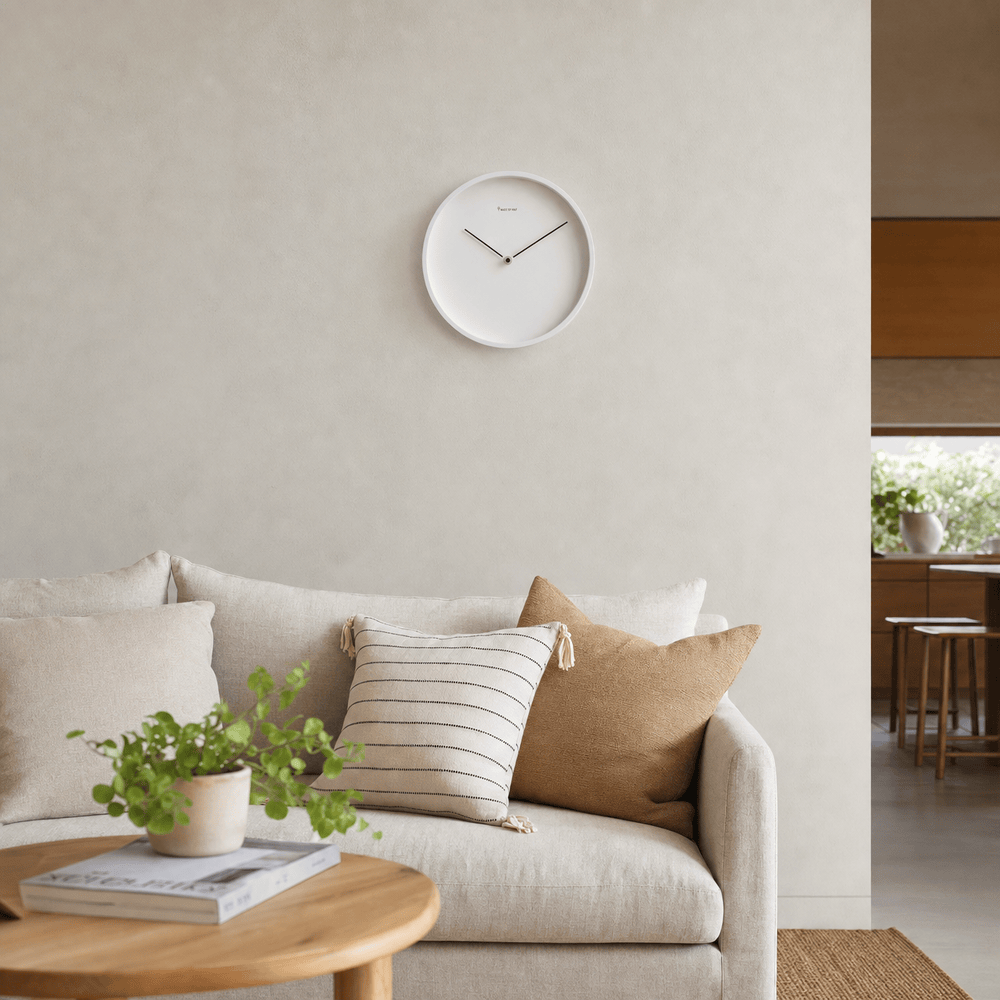 Royal Opera Minimalist Analog Wall Clock No Numerals