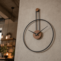 Royal Opera Minimalist Open Frame Wall Clock