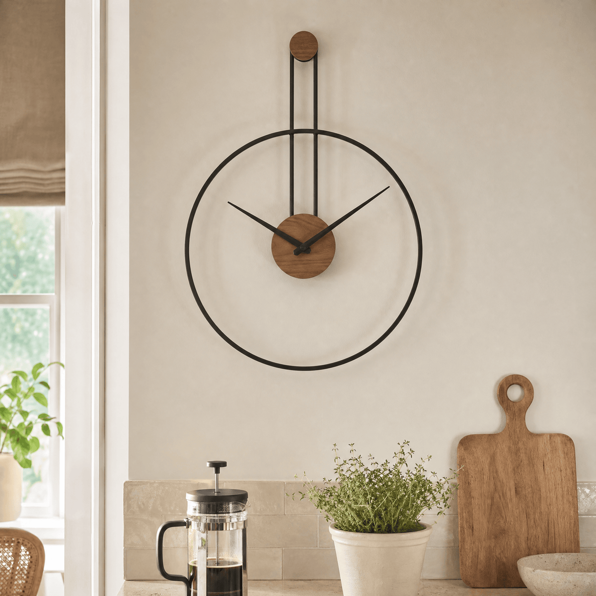 Royal Opera Minimalist Open Frame Wall Clock