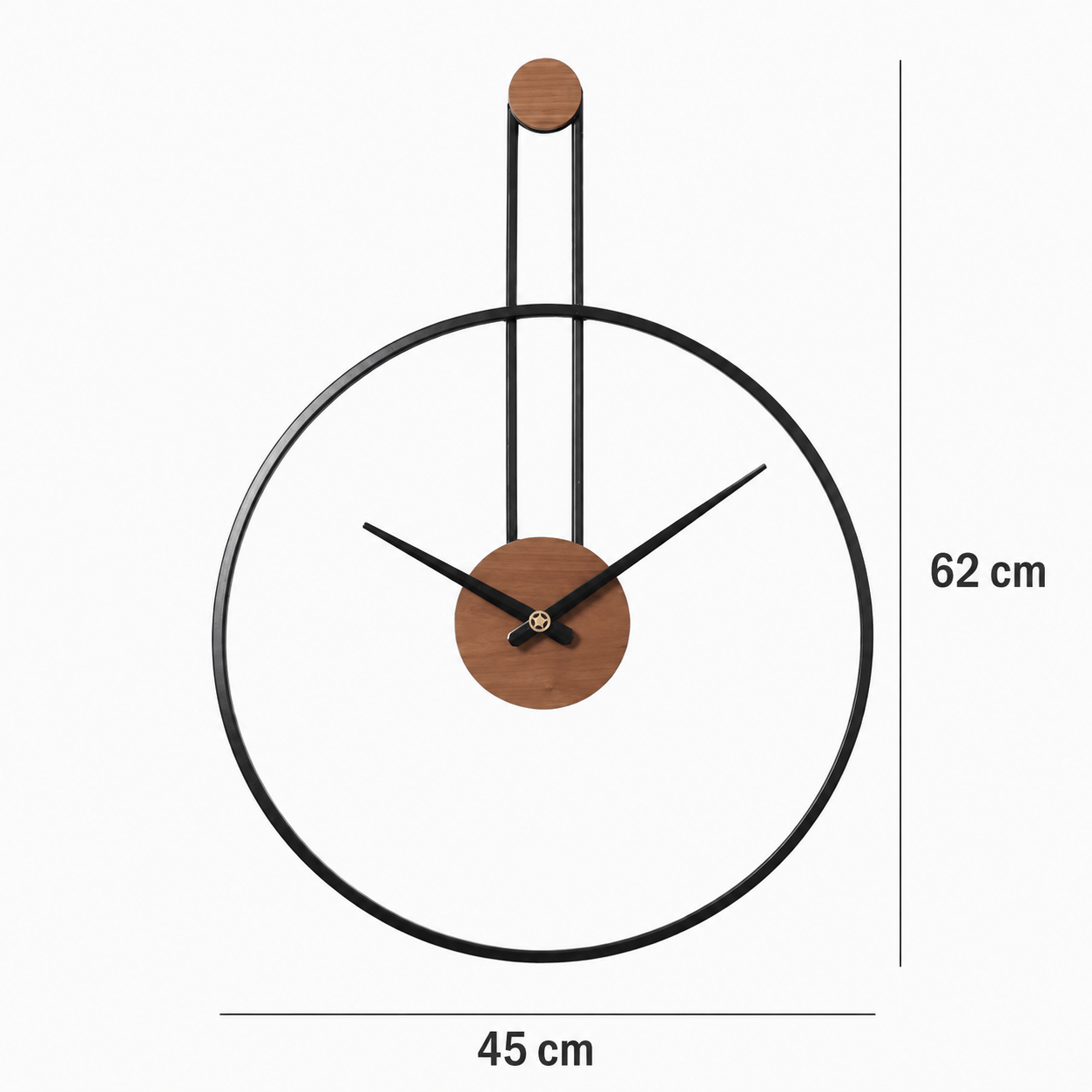 Royal Opera Minimalist Open Frame Wall Clock