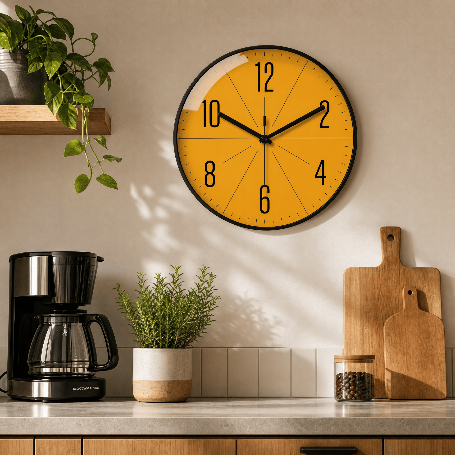 Royal Opera Minimalist Round Wall Clock