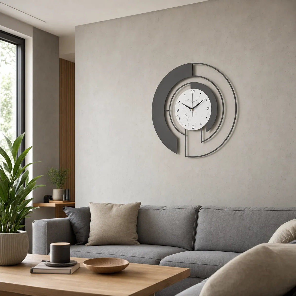 Royal Opera Minimalist Round Wall Clock Silent