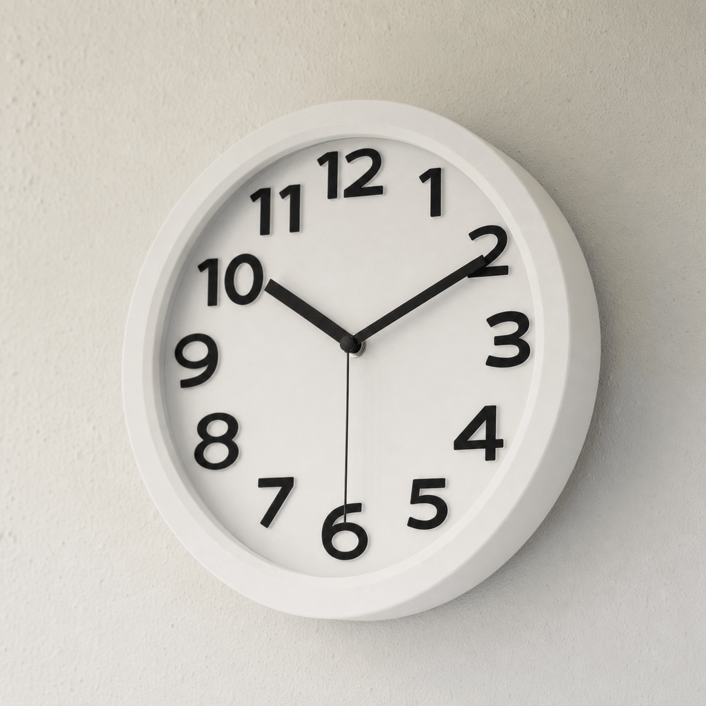 Royal Opera Minimalist Silent Wall Clock Easy Read