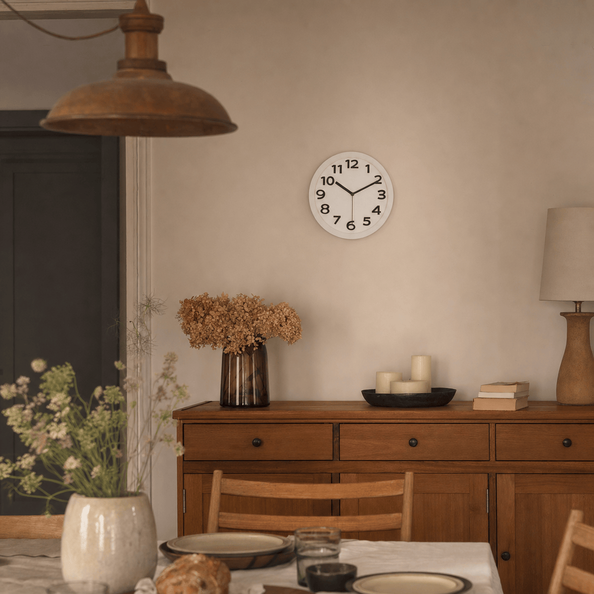 Royal Opera Minimalist Silent Wall Clock Easy Read