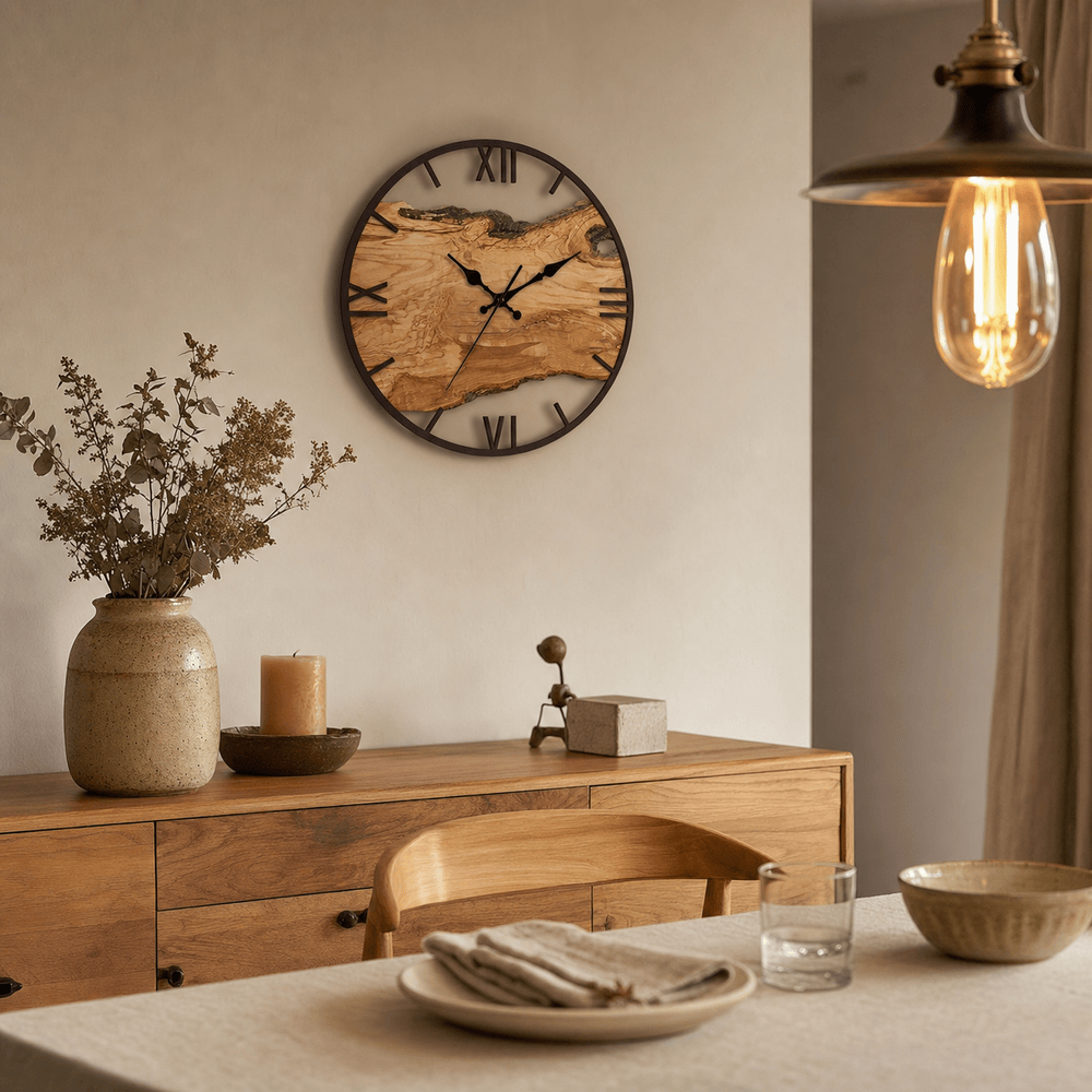 Royal Opera Minimalist Transparent Wall Clock Silent