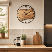Royal Opera Minimalist Transparent Wall Clock Silent