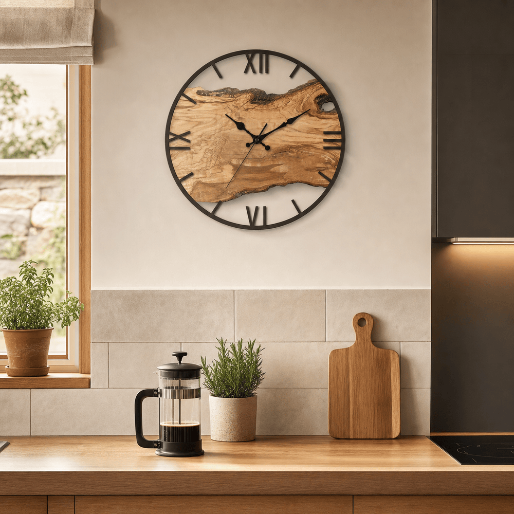Royal Opera Minimalist Transparent Wall Clock Silent
