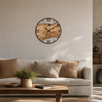 Royal Opera Minimalist Transparent Wall Clock Silent