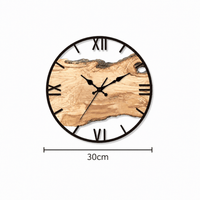 Royal Opera Minimalist Transparent Wall Clock Silent