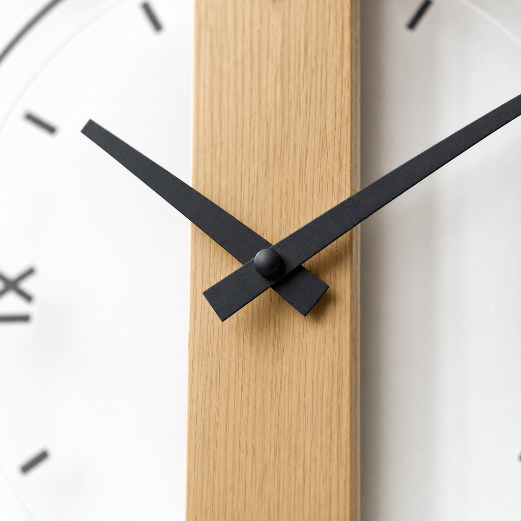 Royal Opera Minimalist Wooden Wall Clock Silent