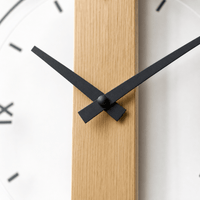 Royal Opera Minimalist Wooden Wall Clock Silent