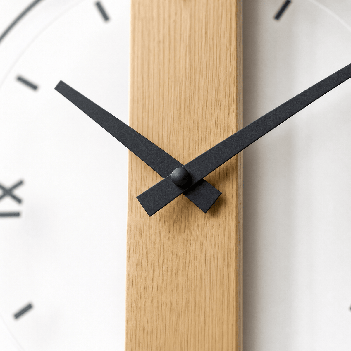 Royal Opera Minimalist Wooden Wall Clock Silent