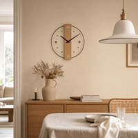 Royal Opera Minimalist Wooden Wall Clock Silent