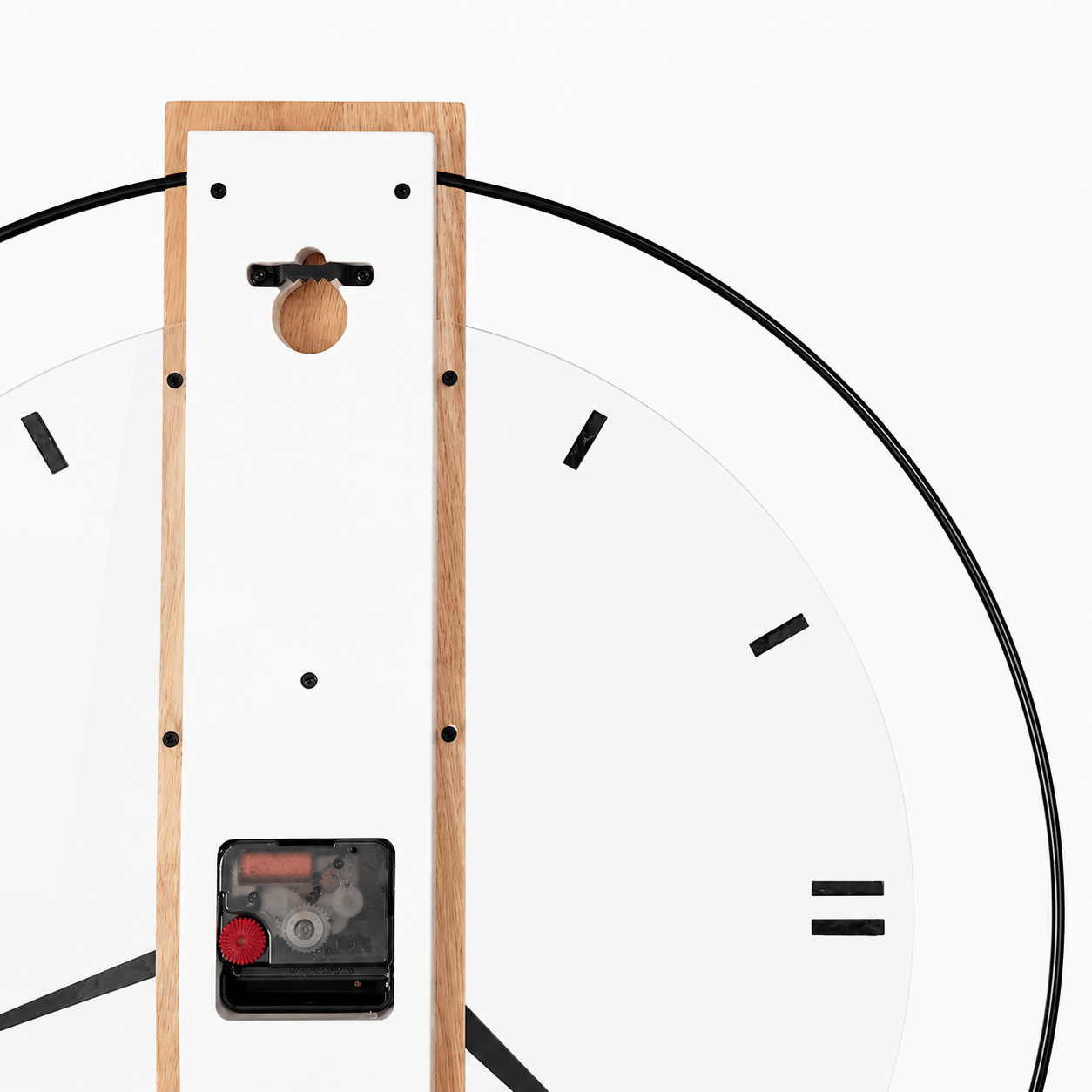 Royal Opera Minimalist Wooden Wall Clock Silent